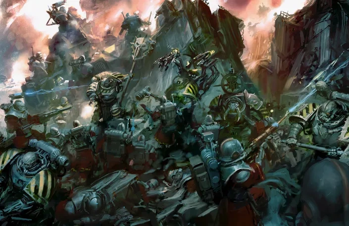 Представлен первый арт демона Пертурабо в Warhammer 40,000